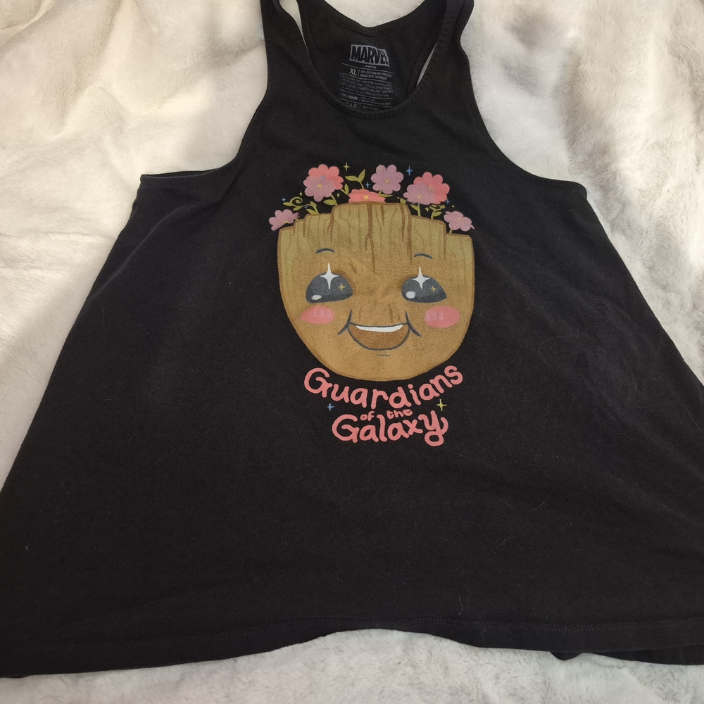 Marvel Guardians of the Galaxy Black Tank Top